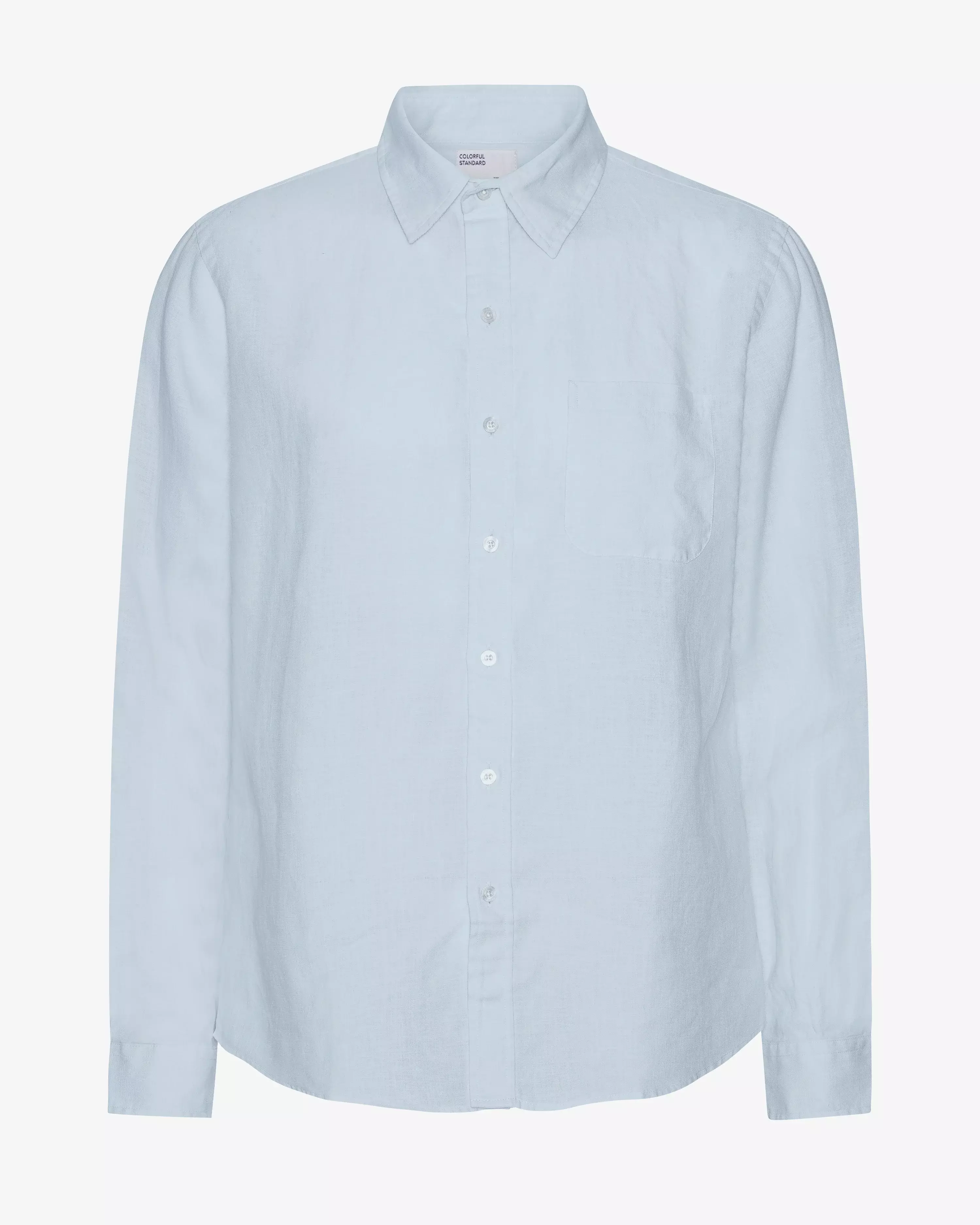Colorful Standard Polar Blue Leinenhemd Herren hellblau